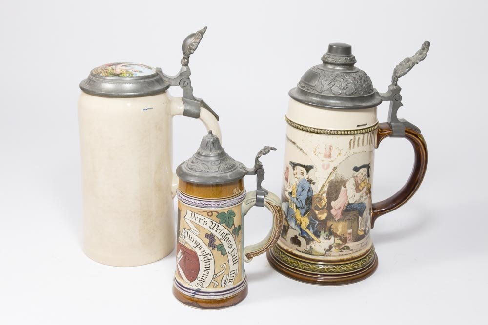 3 German Steins (1 of 9)