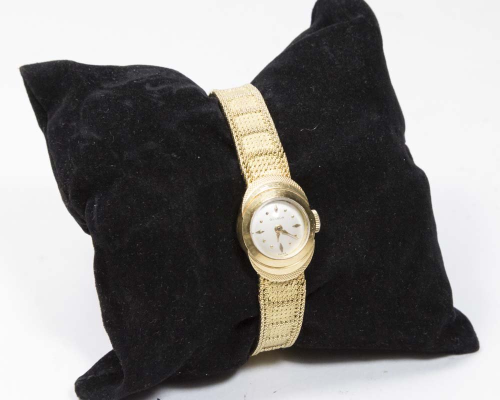Ladies 18K Gold Gubelin Wrist Watch (1 of 3)