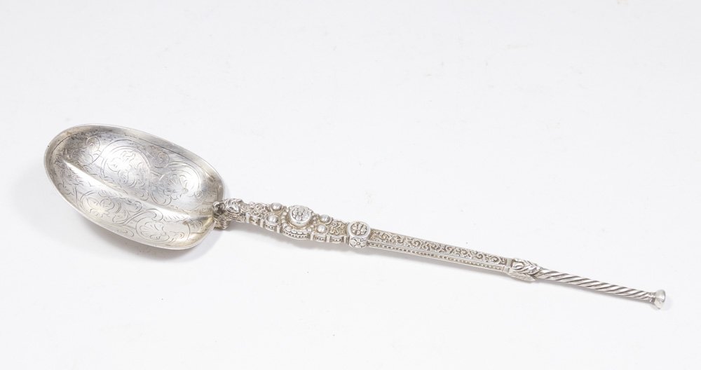 English Sterling Silver Serving Spoon (1 of 4)