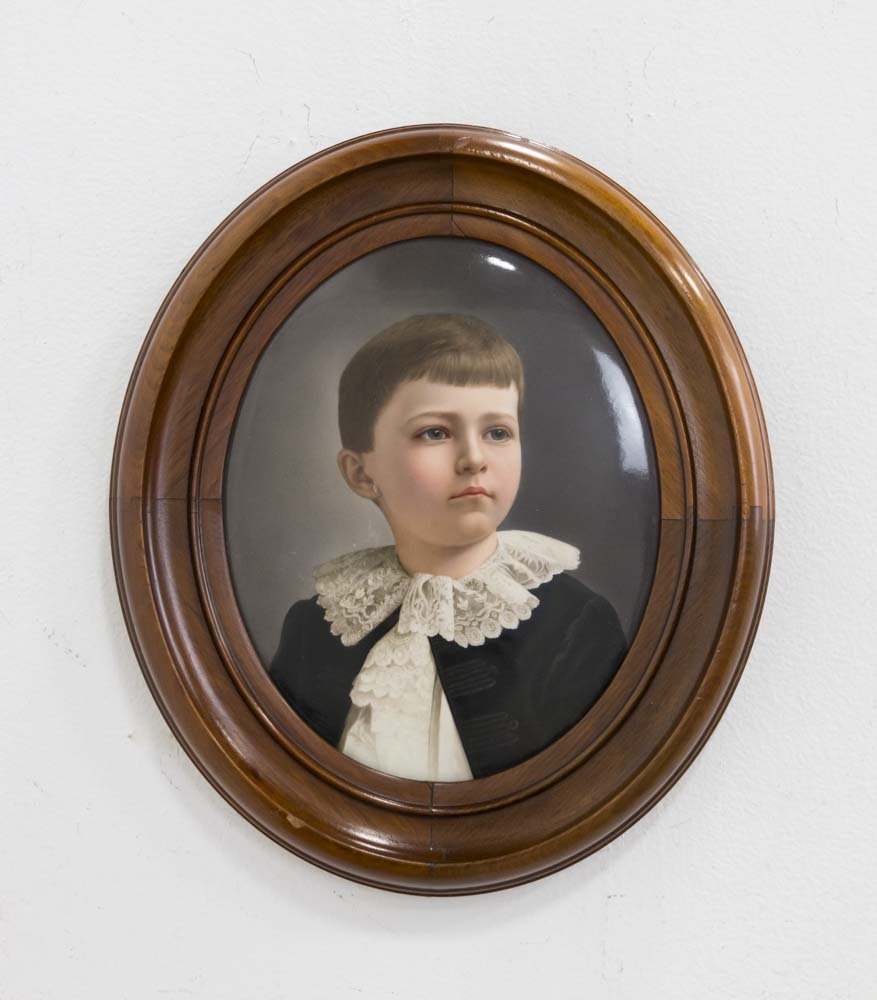 Oval Porcelain KPM Plaque of Boy (1 of 5)