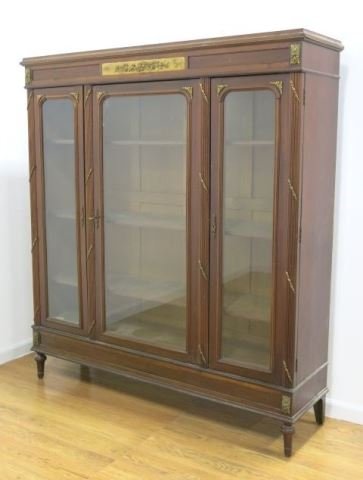 :French Louis XVI Style Mahogany Cabinet (1 of 3)