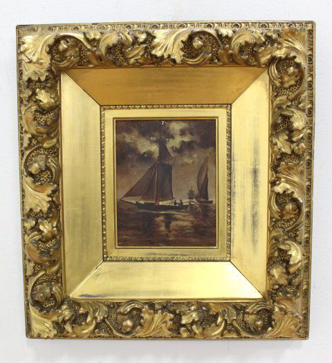Ornately Carved Gilt Frame (1 of 4)
