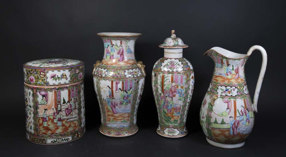 Chinese Rose Medallion Porcelain Pieces (1 of 10)