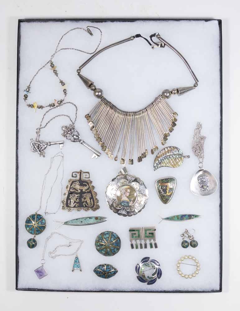 Group Lot Silver & Turquoise Jewelry (1 of 8)