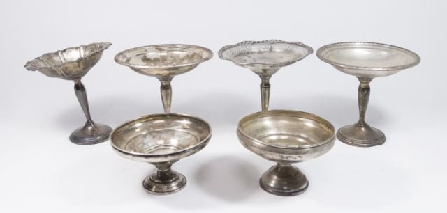 :6 Weighted Sterling Silver Compotes (1 of 4)