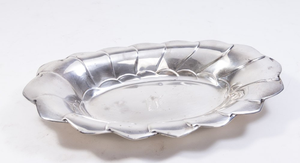Sterling Silver Oval Bread Tray (1 of 5)