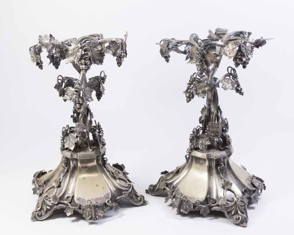 Pair Mappin Webb Sheffield, London Silver Plated (1 of 5)
