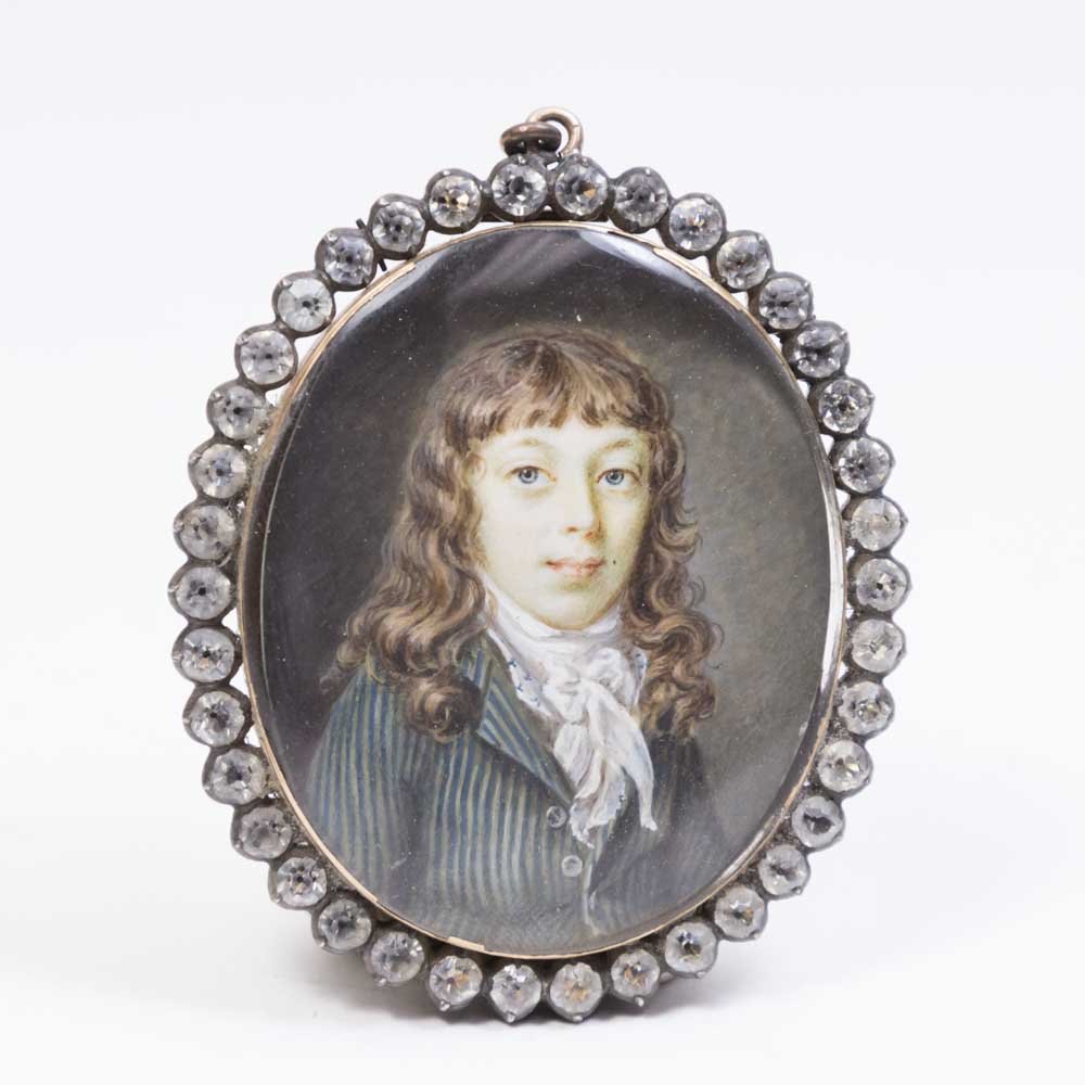 Portrait Miniature of a Young Boy (1 of 3)