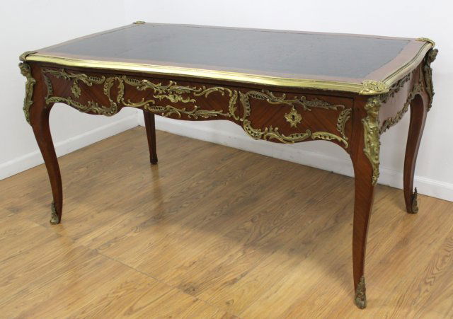 Louis XV Style Bronze Mounted Desk (1 of 6)
