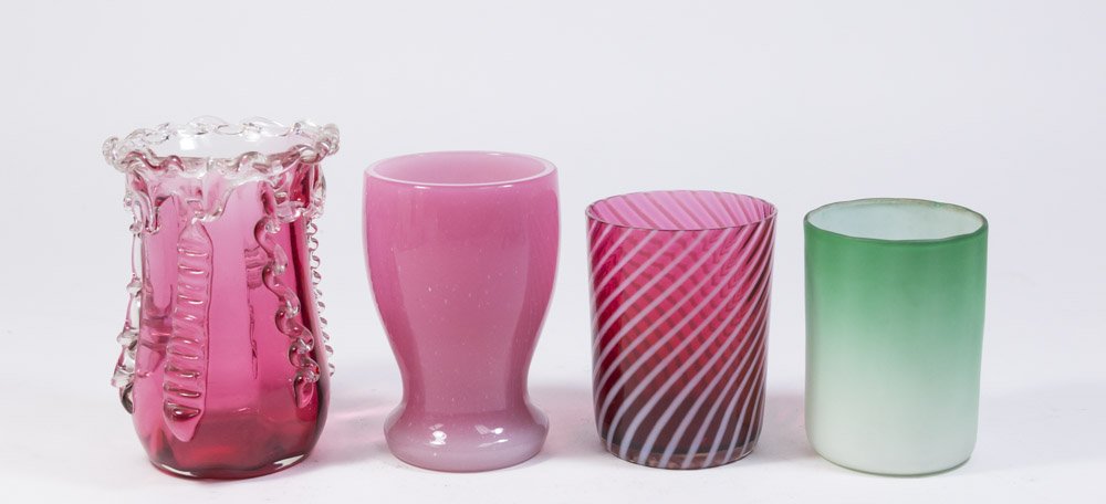 4 Victorian American Glass Cups (1 of 5)