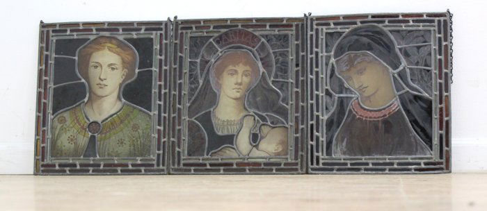 Set of 3 Stained Glass Panels (1 of 1)