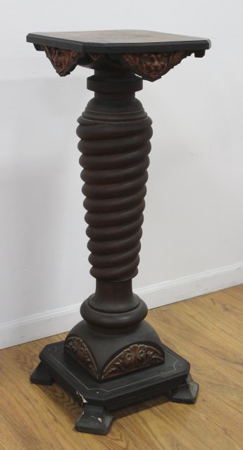 Victorian Walnut Pedestal (1 of 4)