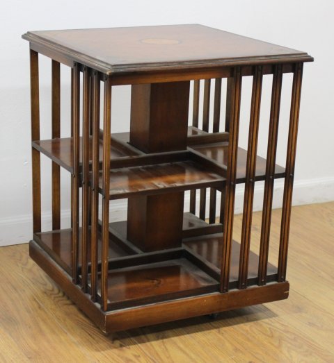 English Revolving Bookcase Table (1 of 3)