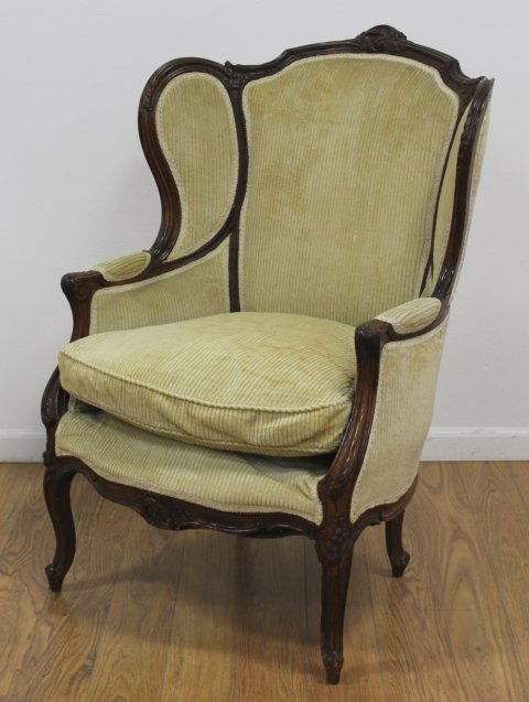 Italian Carved Walnut Chair (1 of 4)