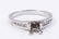 Platinum & Diamond Engagement Ring Setting