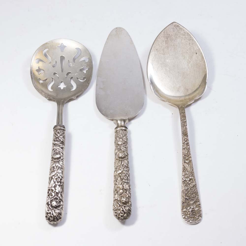 3 Sterling Silver Serving Pieces (1 of 5)