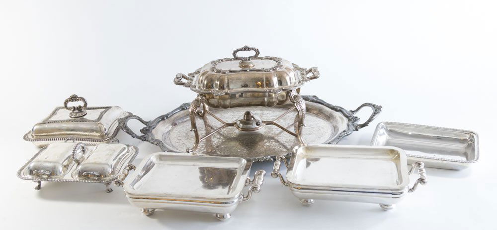 Lot of Silver Plate Pieces (1 of 9)