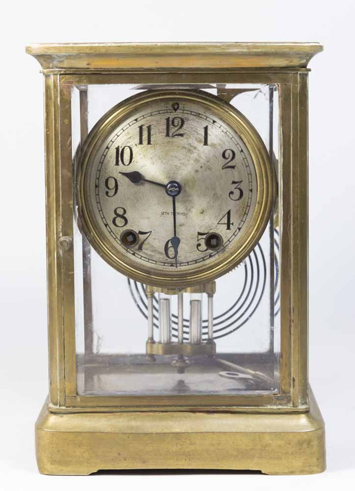 Seth Thomas Crystal Regulator Clock with Pendulum (1 of 8)