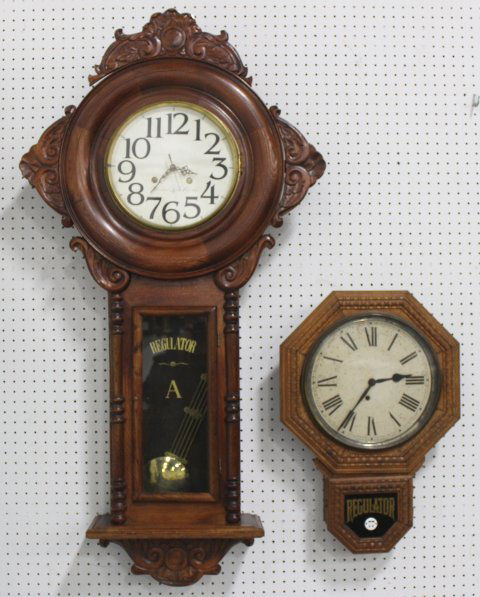 Regulator Clock Case & Oak Regulator Clock (1 of 3)