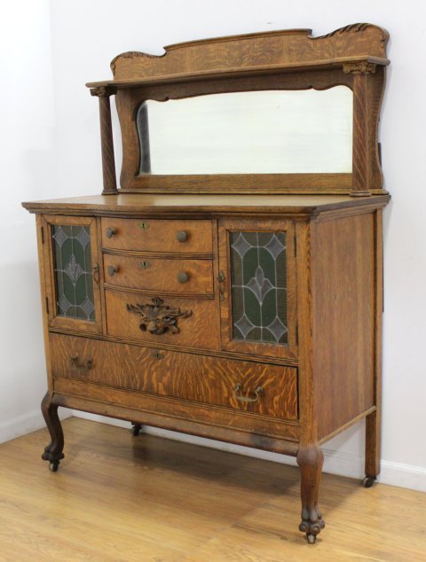 Oak Victorian Server (1 of 3)