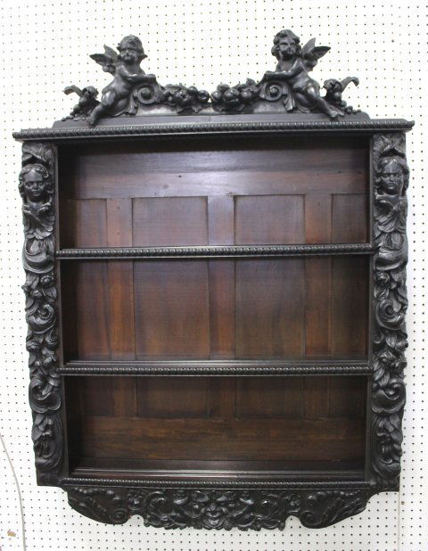 Black Forest Figural Hanging Curio (1 of 3)