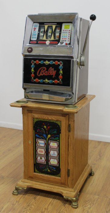 Bally Slot Machine on Stand (1 of 4)