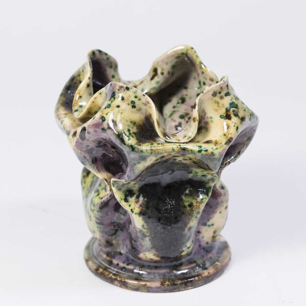 George Ohr Biloxi Miss. Freeform Vase (1 of 5)