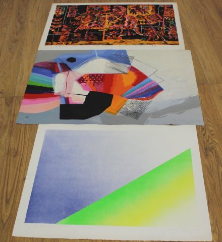 3 Colored Lithographs (1 of 7)