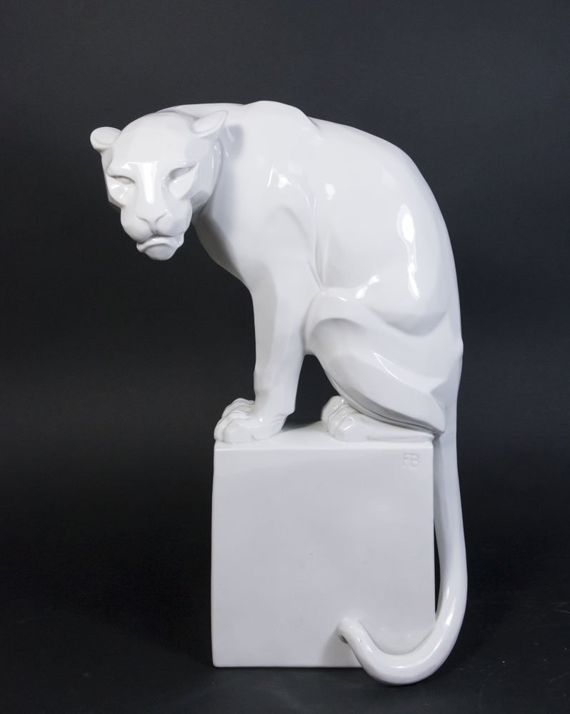 Vienna Augarten, Porcelain Jaguar (1 of 5)