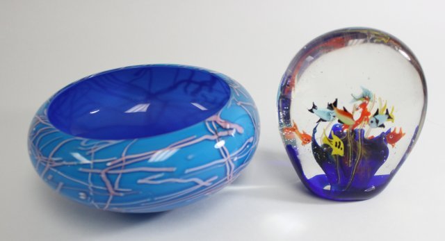 Toots Zynsky for Venini Bowl & Fish Sculpture (1 of 8)