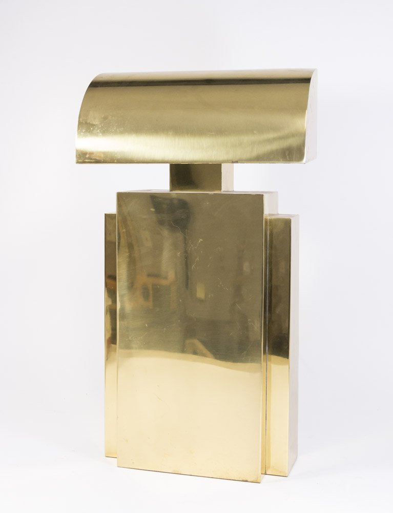 80s Chapman Brass Table Lamp (1 of 7)