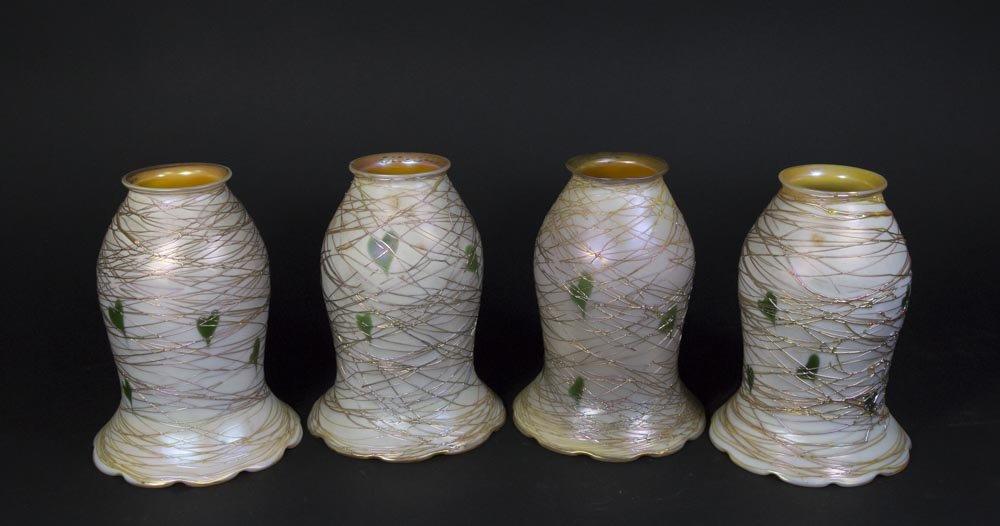 Set of 4 Quezal Shades (1 of 6)