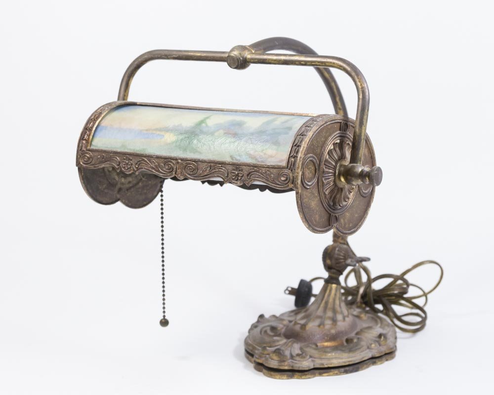 Miller Reverse Painted Desk Lamp (1 of 6)