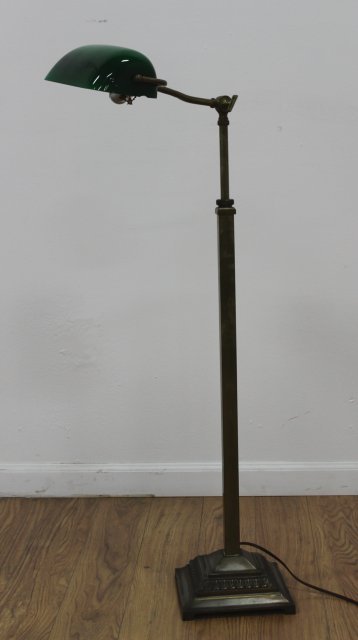 Vintage Adjustable Standing Library Lamp (1 of 3)