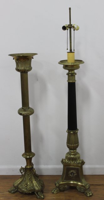 2 Brass Standing Lamps (1 of 4)