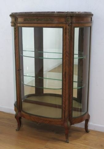 :Louis XV Style Ormolu Mounted Tulipwood Vitrine (1 of 4)