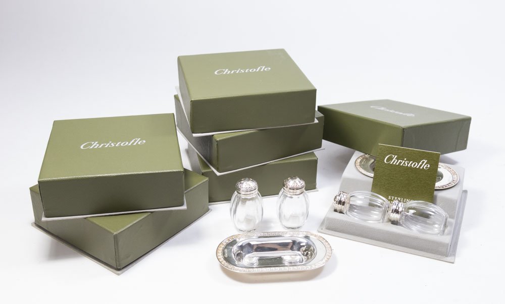 6 Sets of Christofle Salt & Pepper Shakers (1 of 5)