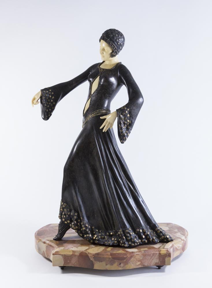 Chiparus Style Art Deco Sculpture of Dancer (1 of 7)