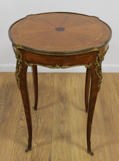 Louis XI Style Tulipwood Center Table (1 of 4)