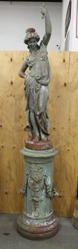 Victorian Cast Iron Figural Torchère (1 of 3)