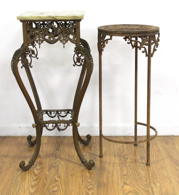 2 Victorian Style Metal Garden Stands (1 of 5)