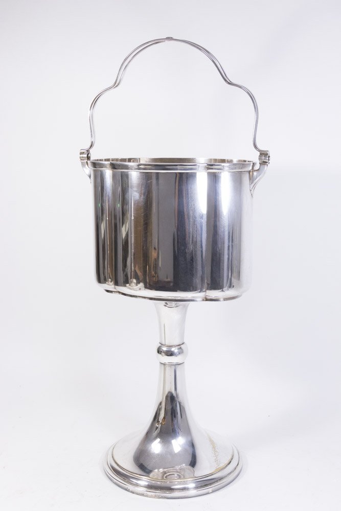 Silver Plated Standing Ice Bucket (1 of 3)