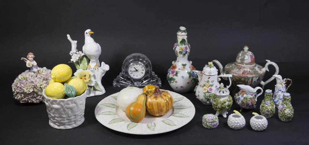 15 Pieces of Porcelain & Waterford Crystal Clock (1 of 10)