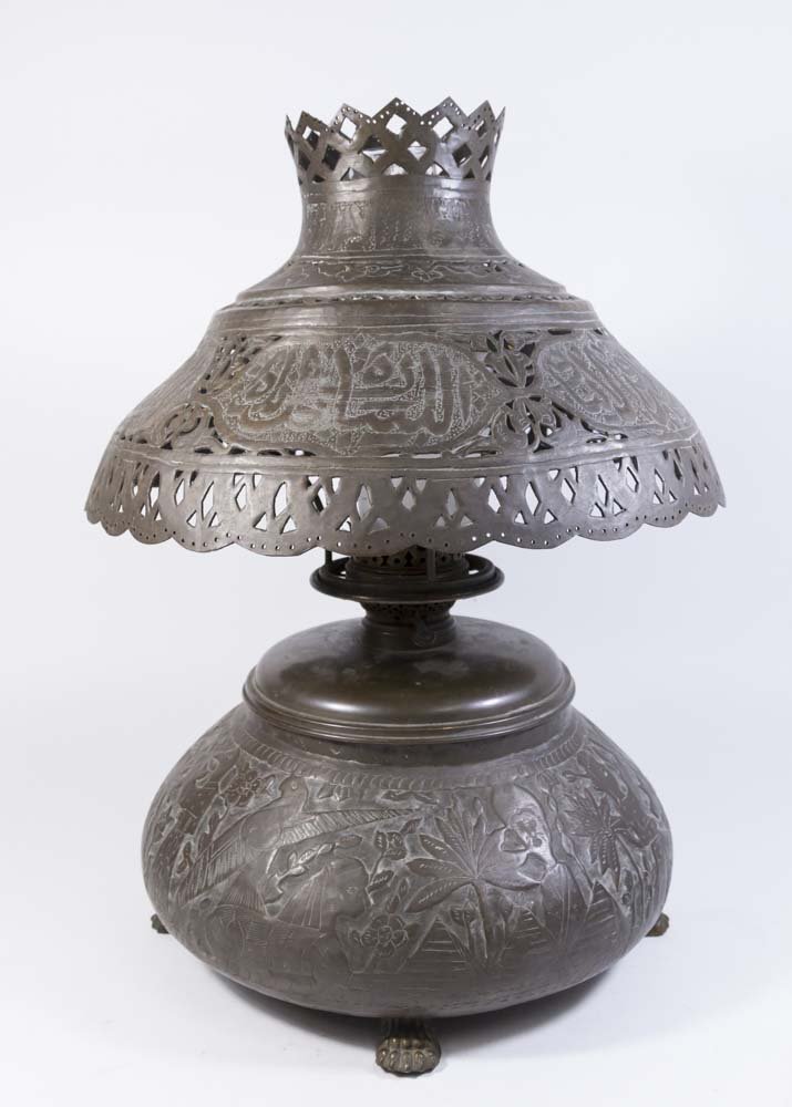 Brass Moorish Table Lamp (1 of 5)