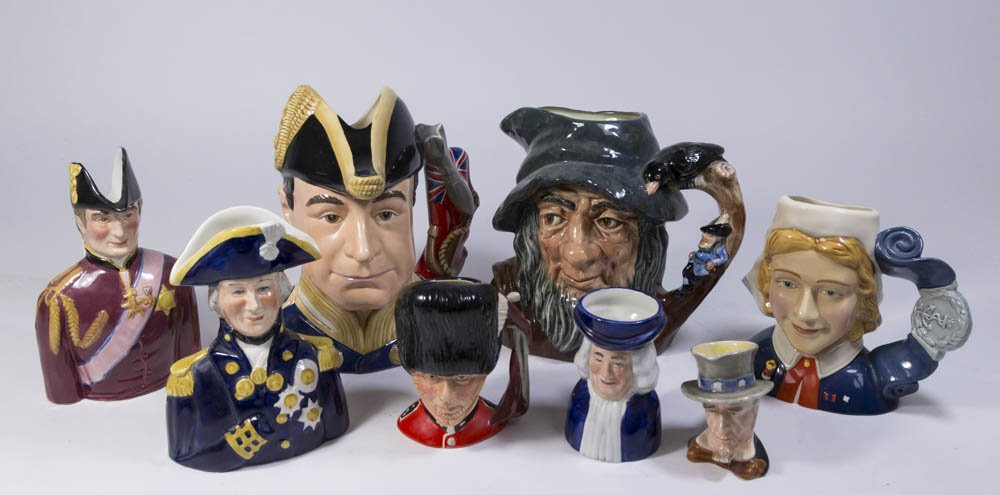 Group Lot 8 Porcelain Figures (1 of 10)