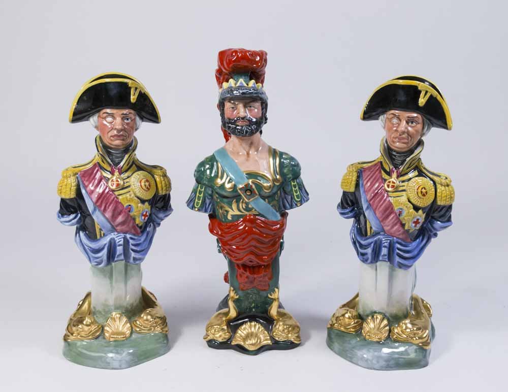 3 Royal Doulton Porcelain Ship Figureheads (1 of 9)