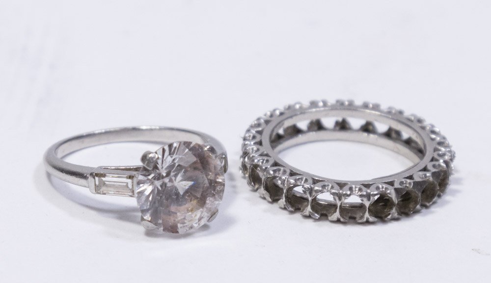 Platinum Wedding Band & Engagement Ring Settings (1 of 3)