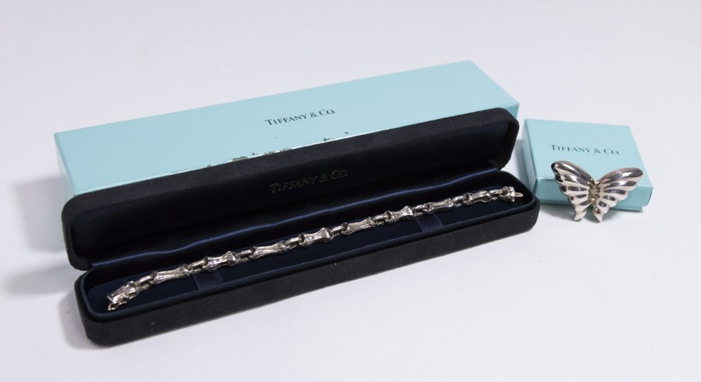 Tiffany & Co. Sterling Silver Bracelet & Pin (1 of 4)