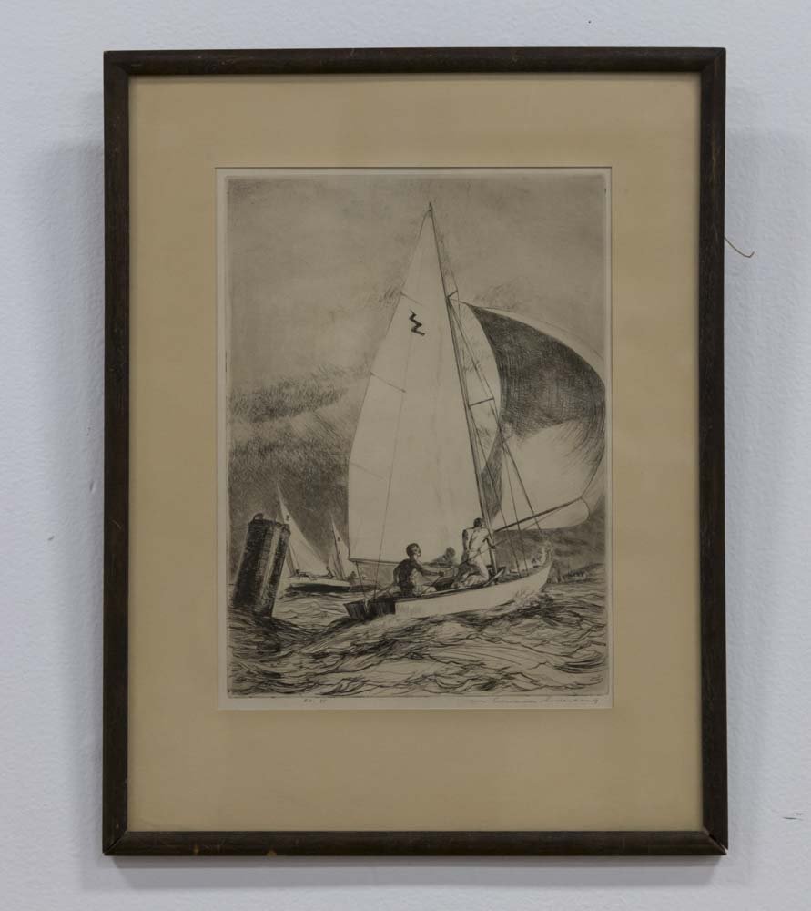 Yngve E. Soderberg, Sailboat Race (1 of 5)
