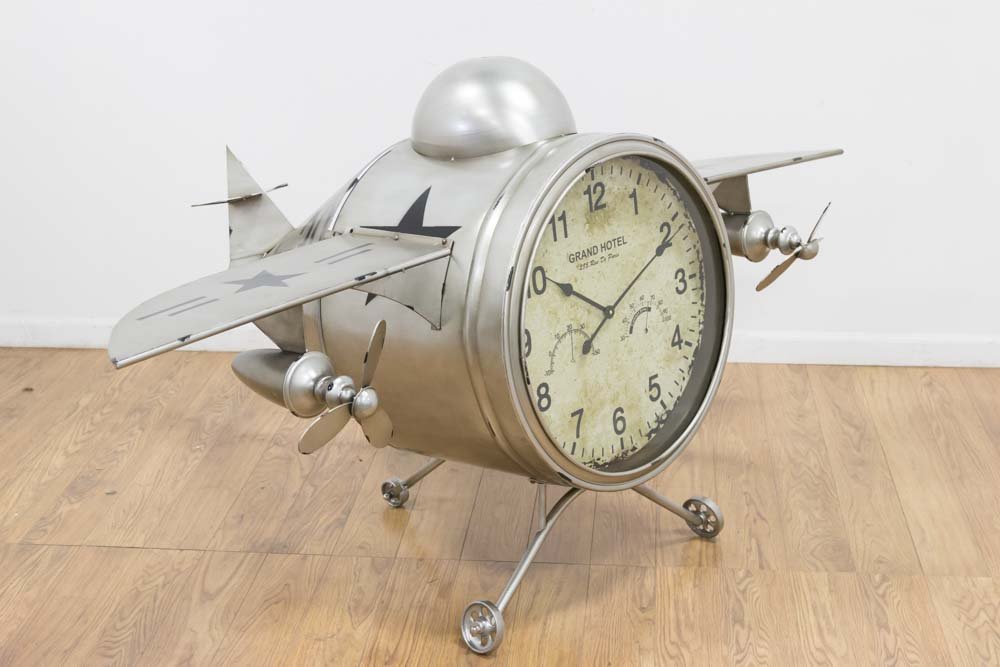 Airplane Grand Hotel Clock (1 of 7)